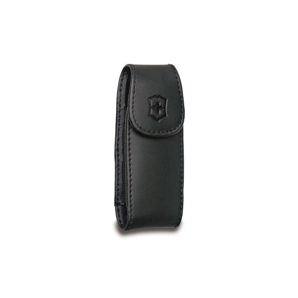 Swiss Army Brands 2024 Victorinox 33256 Swiss Army Knife Clip Pouch, Large Black Leather VIC-4.1099.23 - main